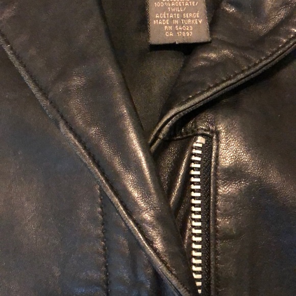 Black Leather Jacket - Picture 3 of 5